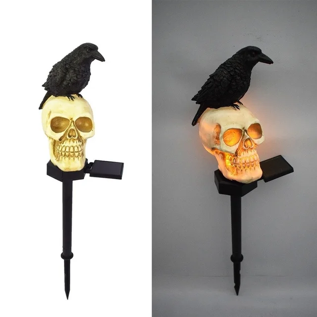 Halloween Kültéri Világos Csontváz Szellem Horror Grimace Buli Dekoráció Az Udvar Otthoni Ünnepi Világítás Kerti - Image 5