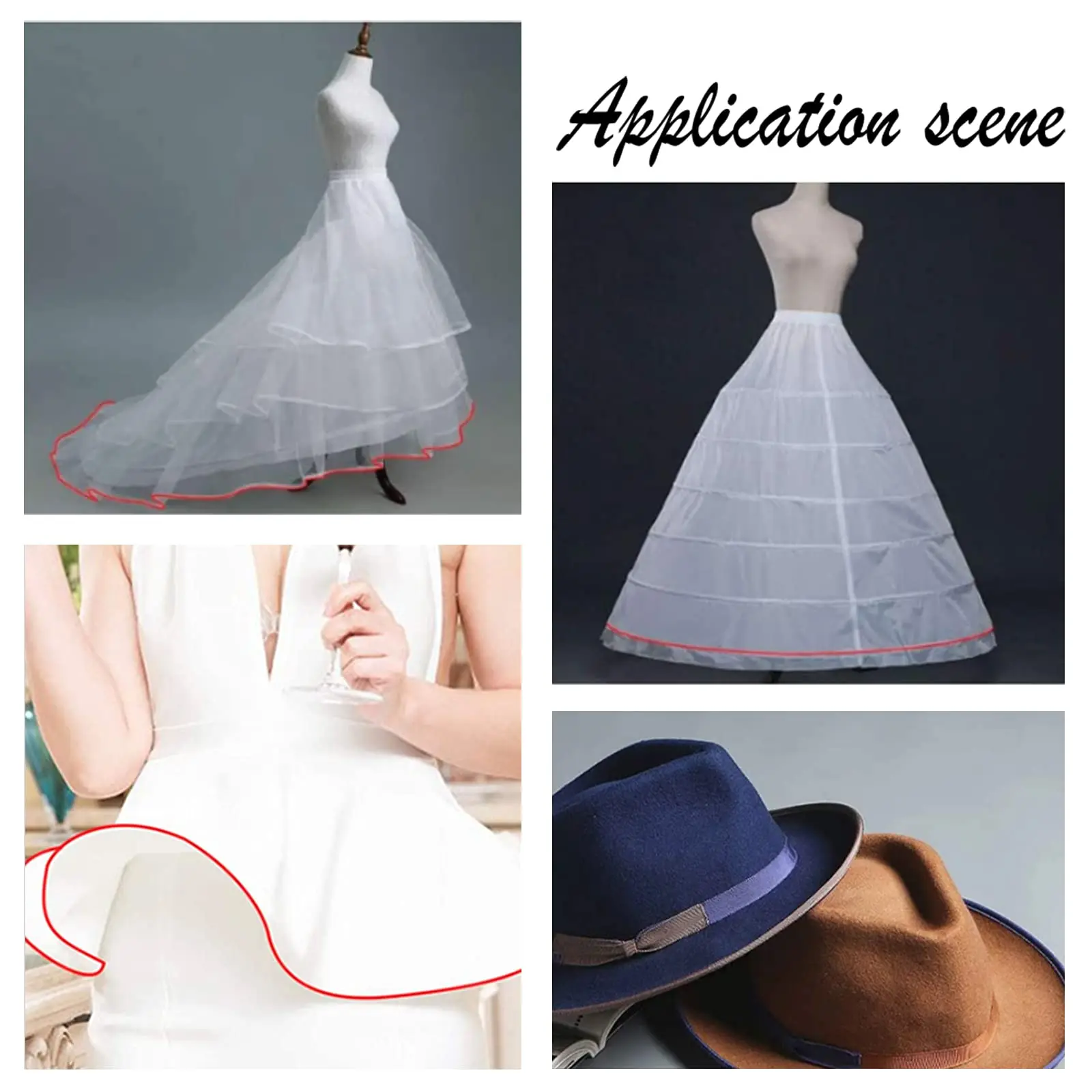 Plastic Boning Corset Webbing 5/10m/Rolls 5-10mm Wide for Sewing Wedding Dress Nursing Caps plastic corset bone