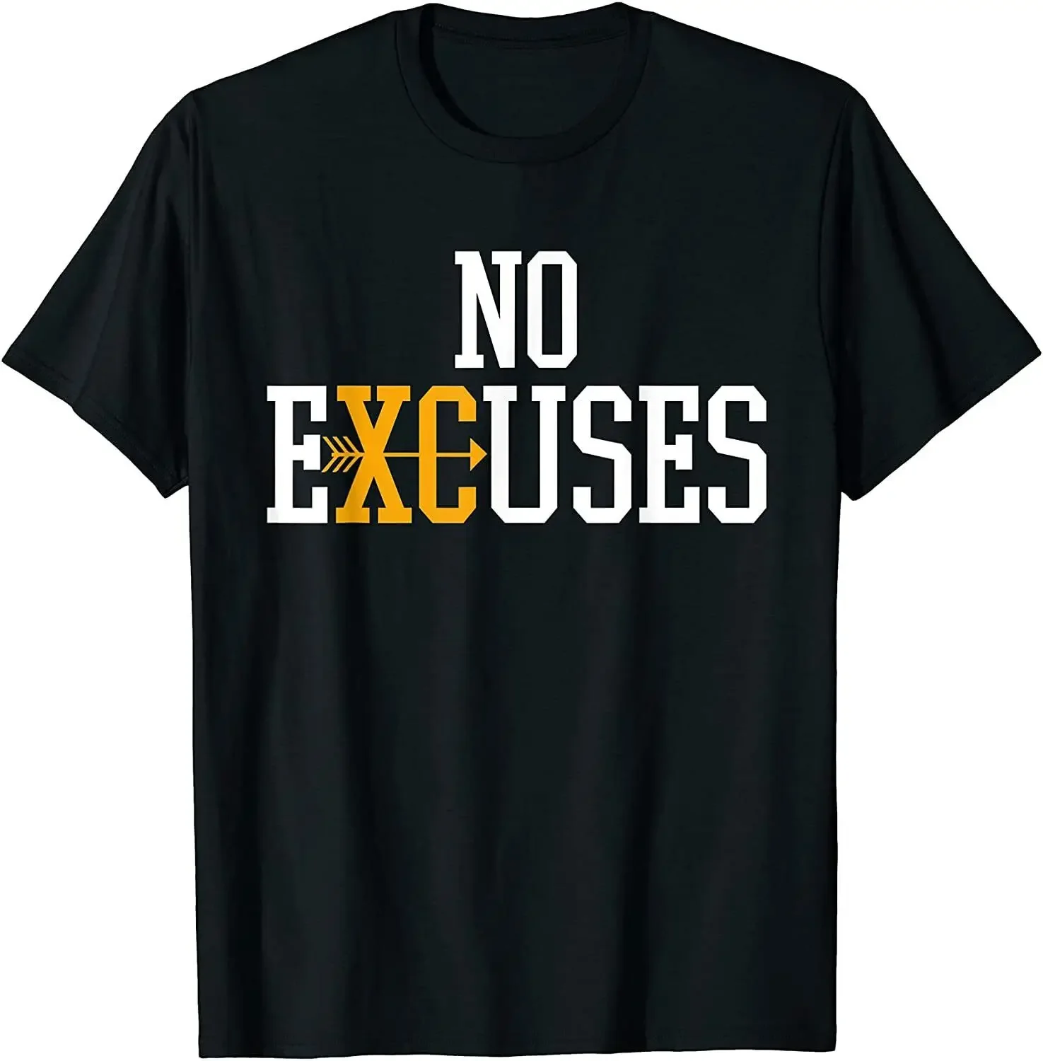 

No Excuses Cross Country Track And O-Neck Cotton T Shirt Men Casual Short Sleeve Tees Tops Harajuku Streetwear