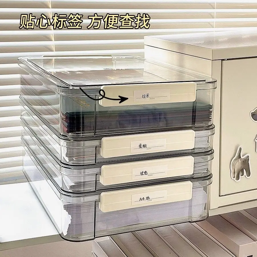 

Paper Storage Box Exclusive Sorting Box Transparent a4 Paper File Storage Box For All Kinds Of Documents