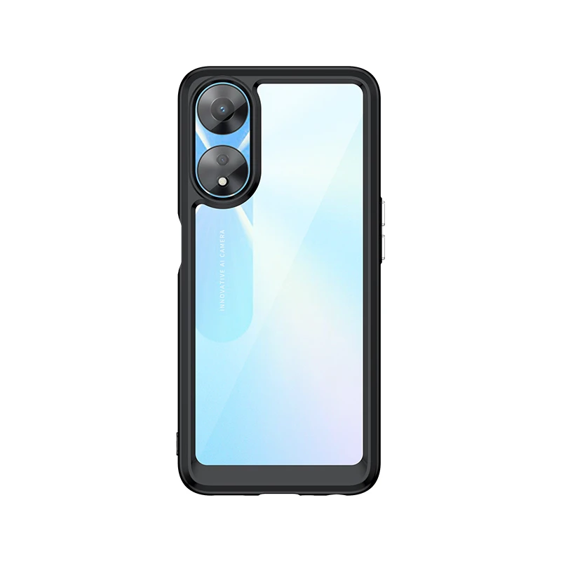 Funda para OPPO A78 5G, carcasa a prueba de golpes para teléfono,  transparente, Multicolor, transparente, 5G - AliExpress