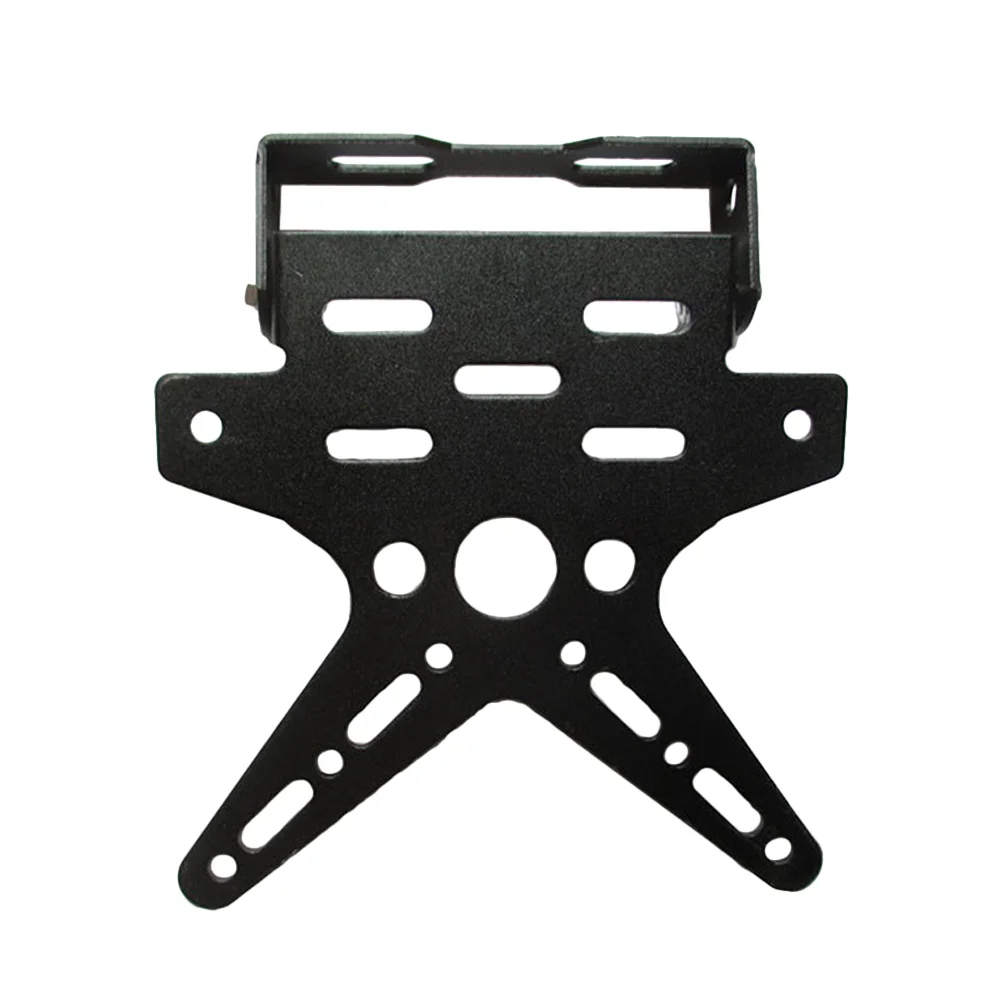 

1Pc Universal Professional Aluminum Alloy Motorcycle Rear License Plate Mount Holder (Black）