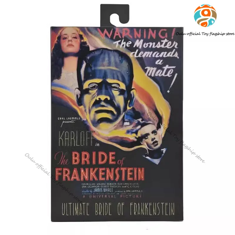 

Neca Global Monster Anime Figure The Ultimate Bride Of Frankenstein 7-Inch Movable Model Collection Room Ornament Halloween Gift