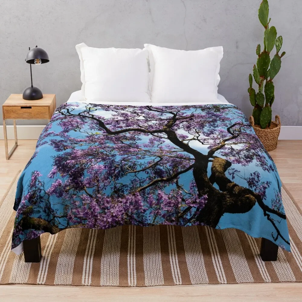 Idea Regalo Jacaranda Coperta Da Tiro Divertente Regalo Divano Tiro Pesante Per Dormire Per Divano Coperte Sottili
