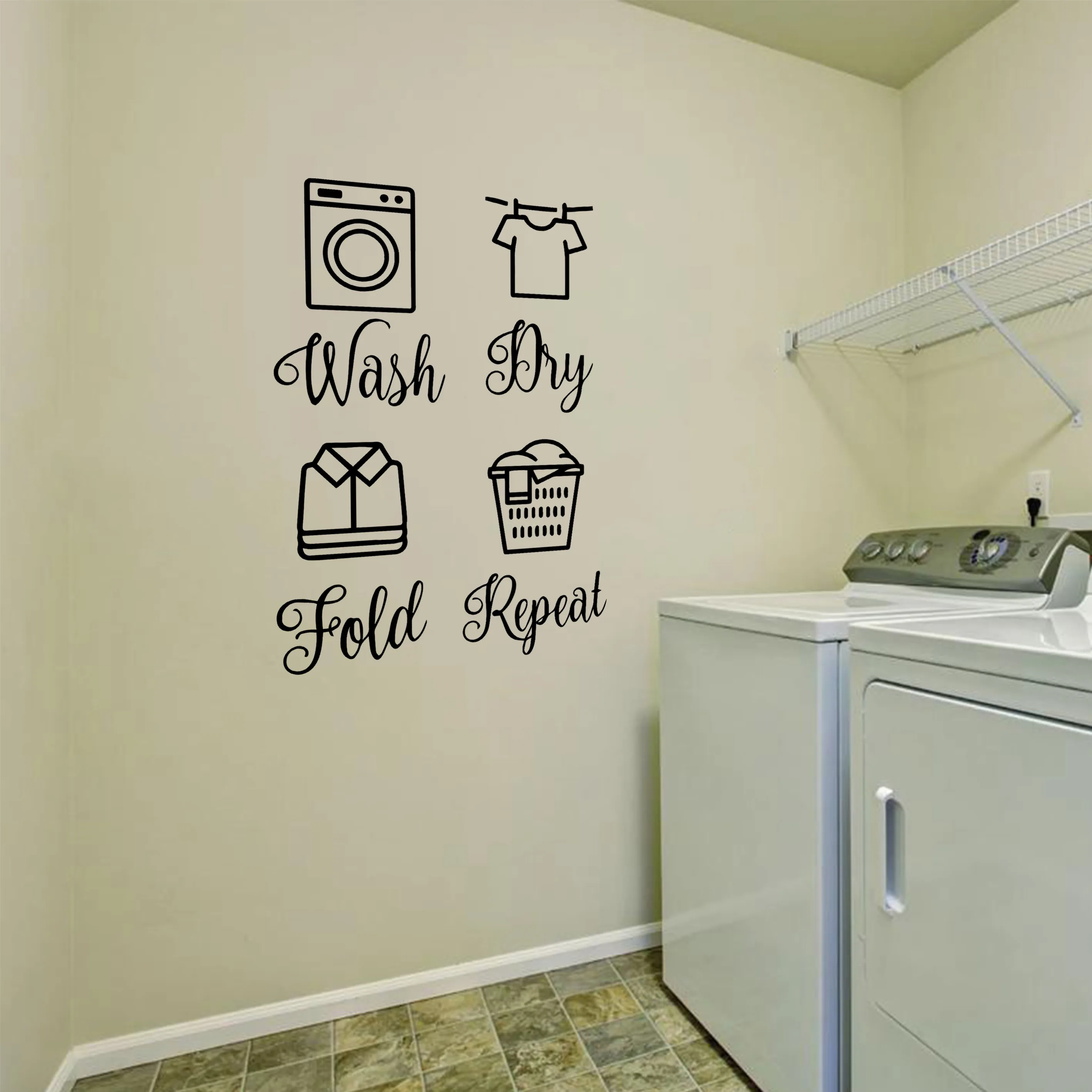 French Laundry Wall Decal 2