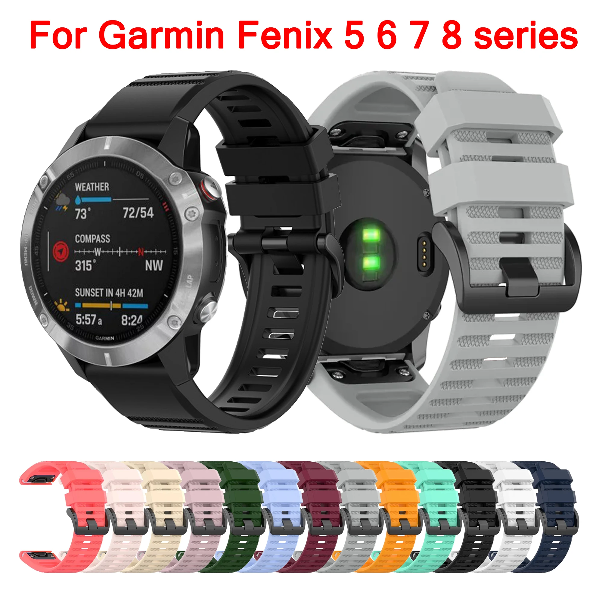 Versatile QuickFit Smart Watch Strap - Durable, Multi-Size Replacement Band