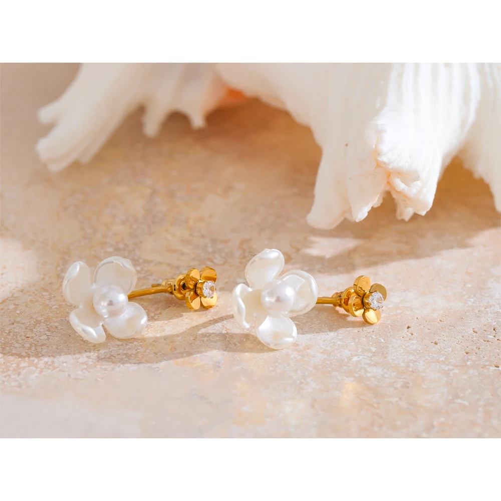 Yhpup Stainless Steel Stud Earrings