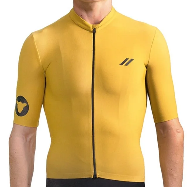 Conjunto Ciclismo Masculino - Camiseta Manga Curta E Short Acolchoado - Tecido Respirável - Preto E Azul Tamanho P