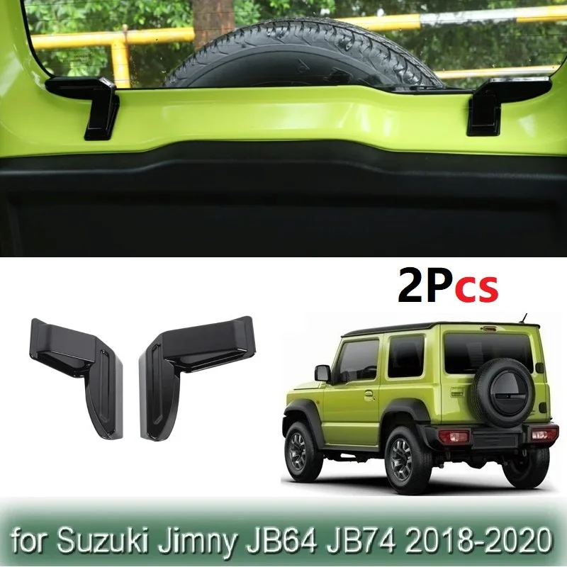 2PCS New Hot Black ABS Rear Windshield Heating Wire Protection Cover  Demister Cover for Suzuki Jimny Sierra JB64 JB74 2019 2020