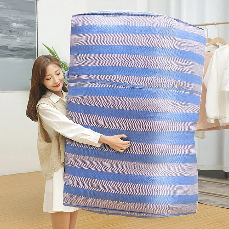 짠 가방 두꺼운 수하물 가방 다기능 대용량 방수 이불 휴대용 보관 가방 이동 여행 보관