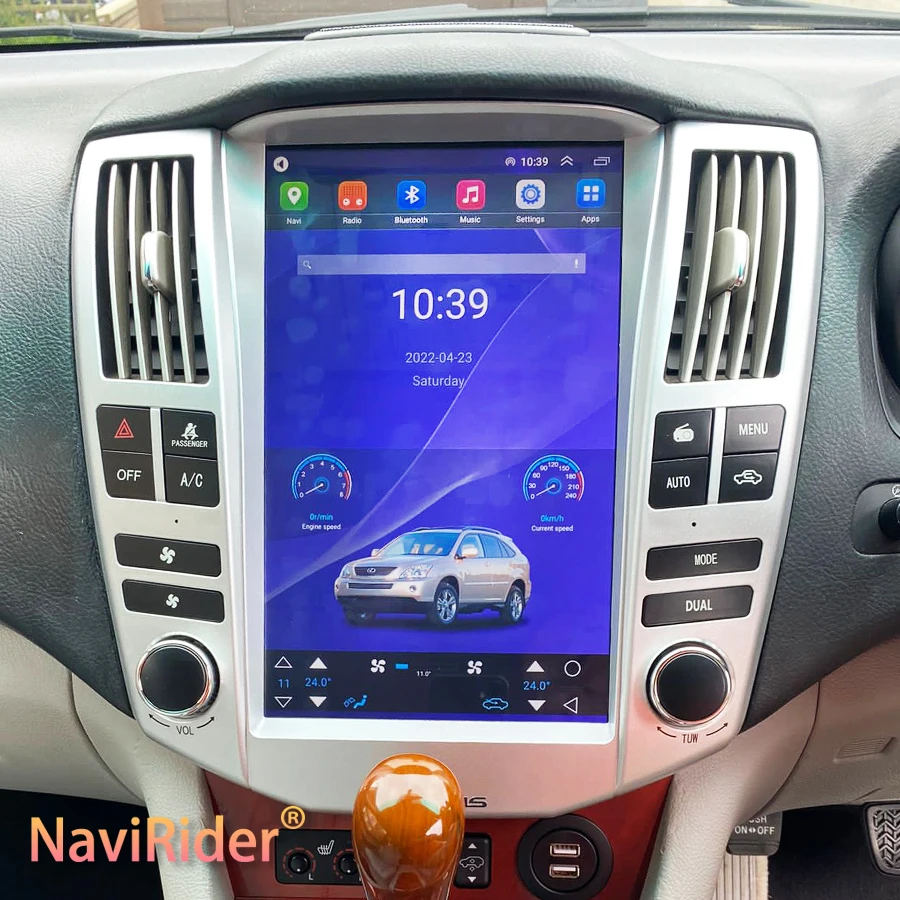 

256G Android 13 IPS экран автомобильный GPS для Lexus RX300 RX330 RX350 RX400h Toyota Harrier радио видеоплеер
