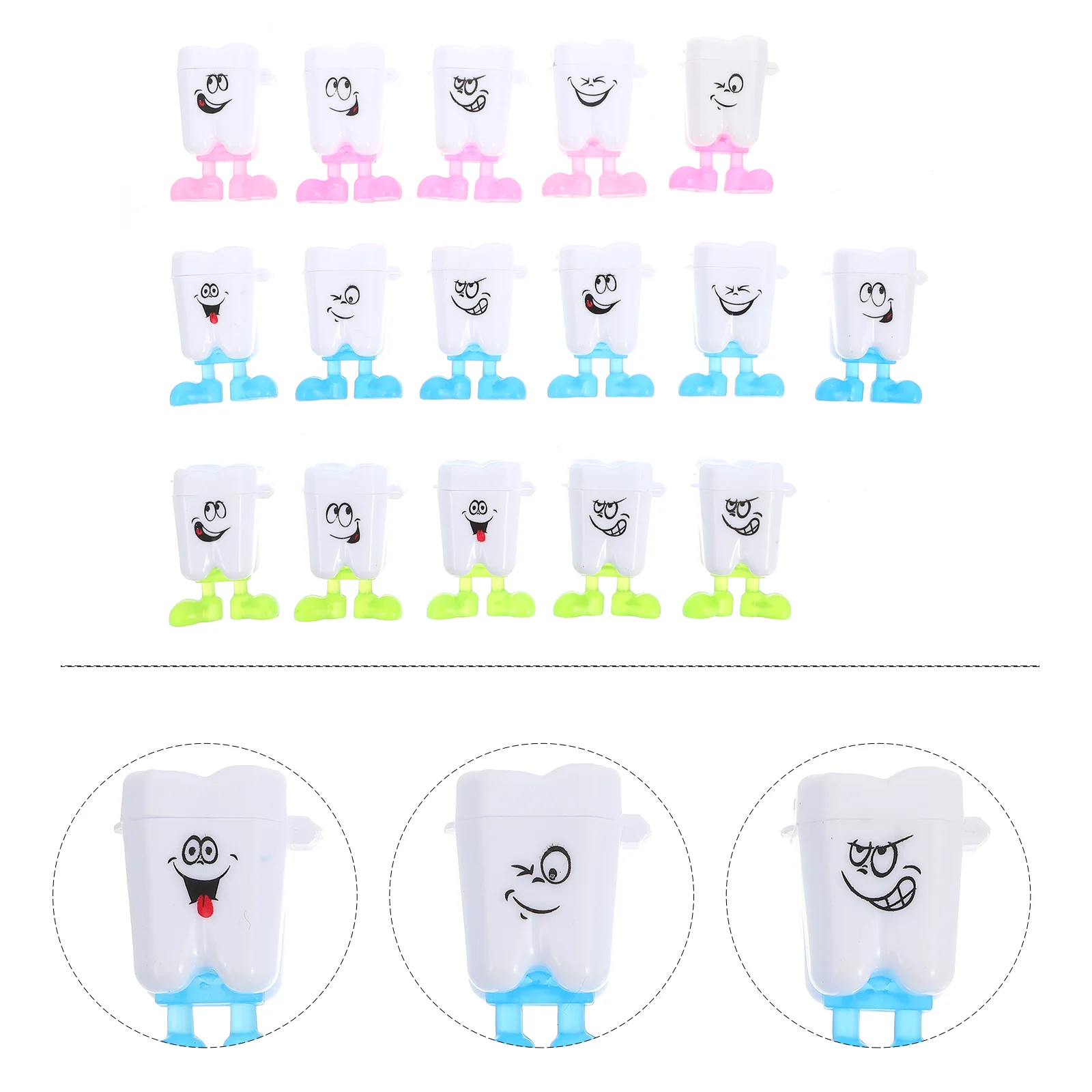 

50pcs Baby Tooth Collection Box Tooth Keep Holder Kids Keepsake Organizer for Record Kids Growing Tooth Saver