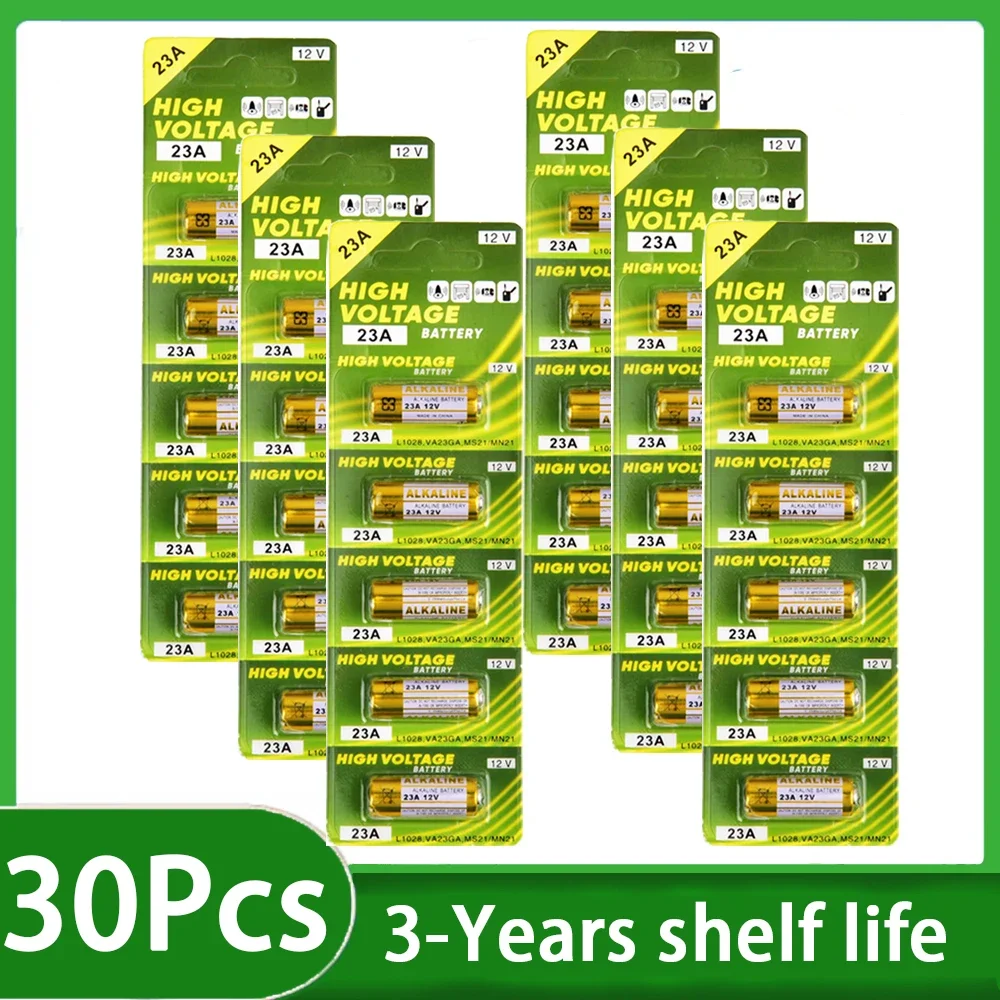 High-Power 12V Alkaline Battery Pack for Doorbell and Electric Toys
