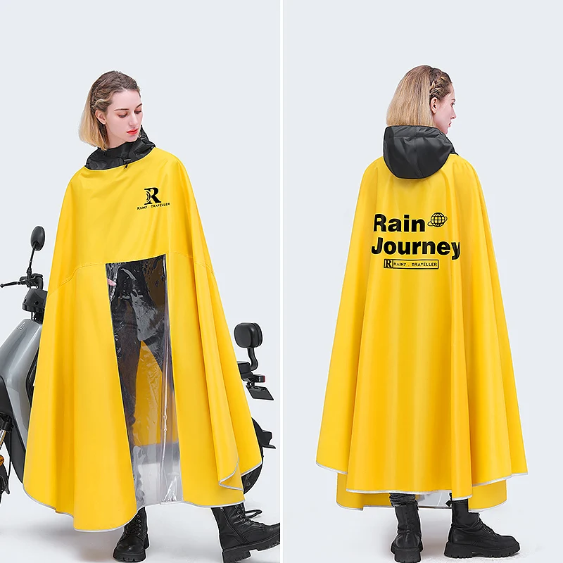 

Biker Women's Raincoat Childrens Jacket Tourist Camping Military Poncho Clothes's Long Cloak Fashionable Gabardinas Waterproof