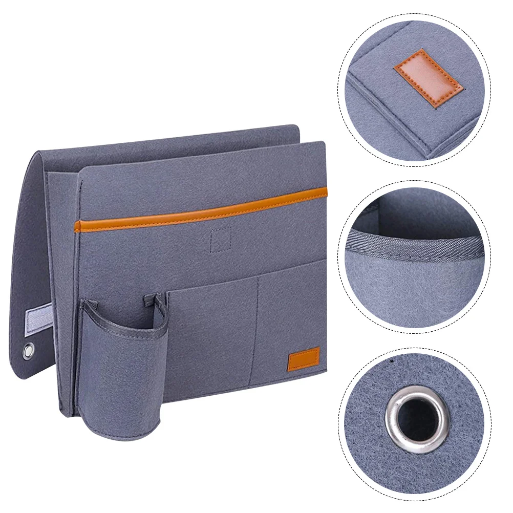 

Pendant Felt Storage Bag Recliner Sofa Bed Headboard Cloth Armrest Pockets
