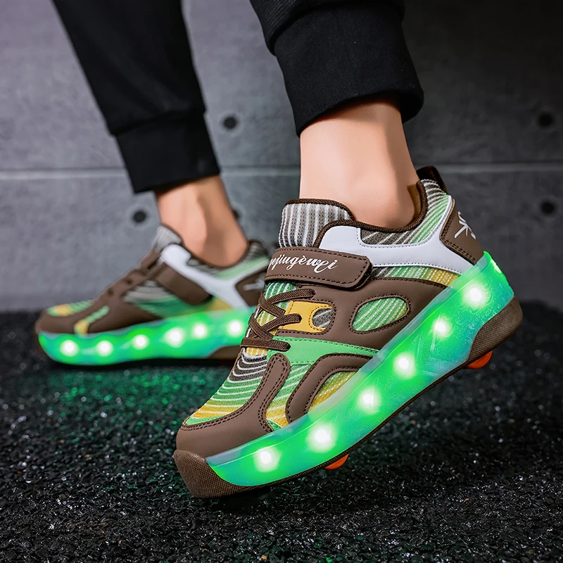 Parkour Shoes Skate Shoes Under $2 Wedsf Roller Shoes Double-Row