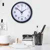 Durable Wall Clock Quartz Sweep Movement Wall Clock Number Round Wall Clock for Home Office Decoration Silent Non-ticking 8 Inch 5