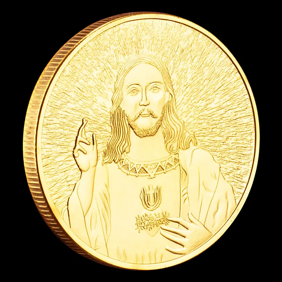 Jesus Souvenir Coin Collectible Gift Last Supper Commemorative Coin Golden  Plated Collection Casting Christianity Cllection Art - AliExpress