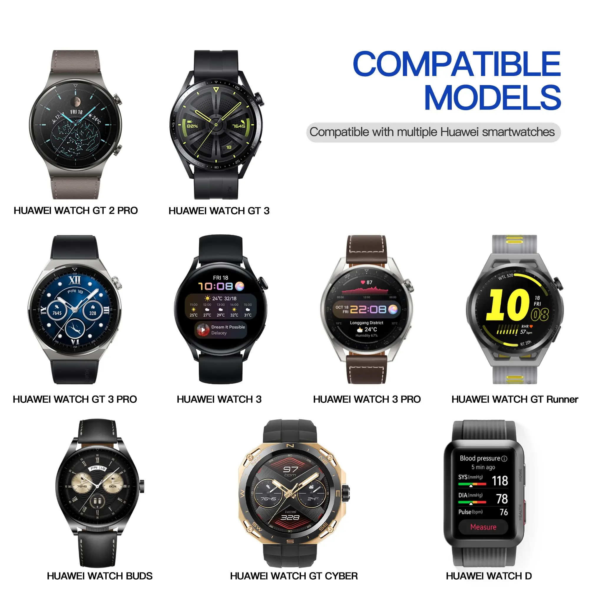 Base de carga de reloj inteligente portátil para Huawei Watch, GT4