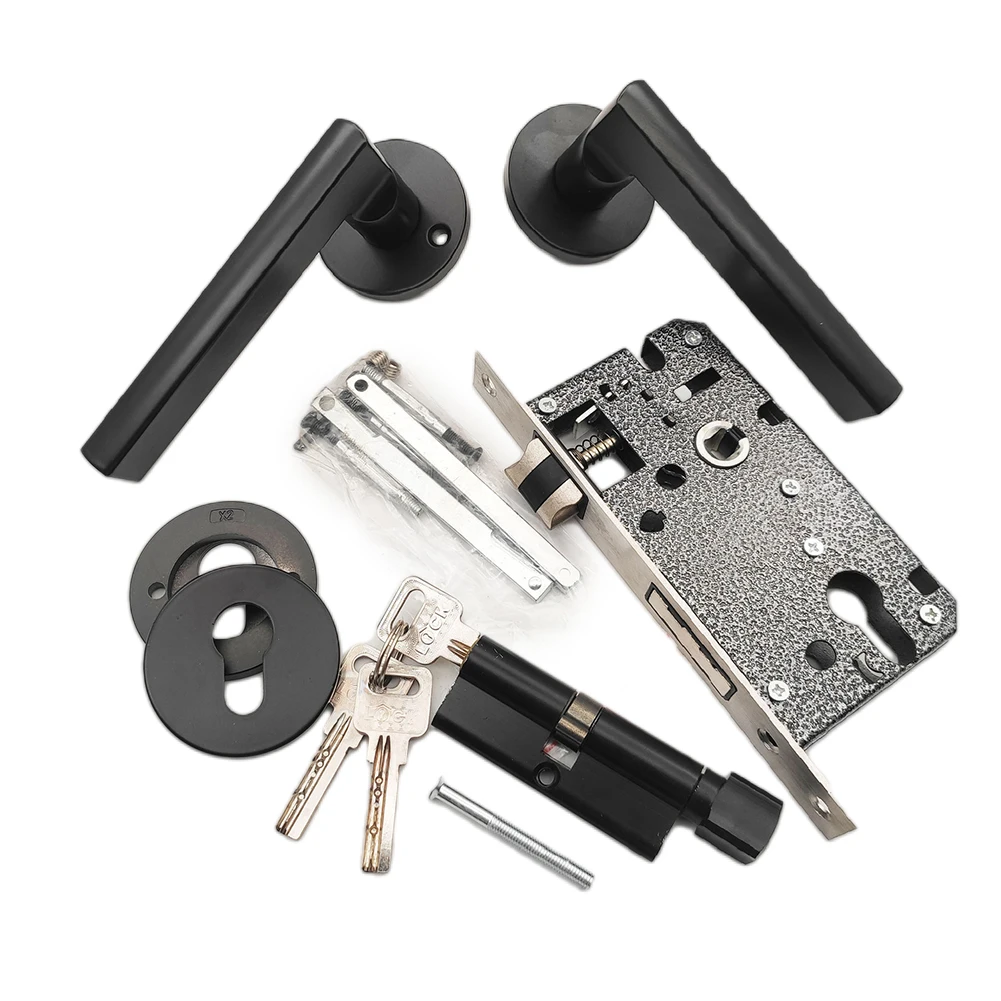 

Alumina Construction Bedroom Secret Lock Single Side Lock Door Lock Mechanical Lock Enhanced Security Single Side Lock