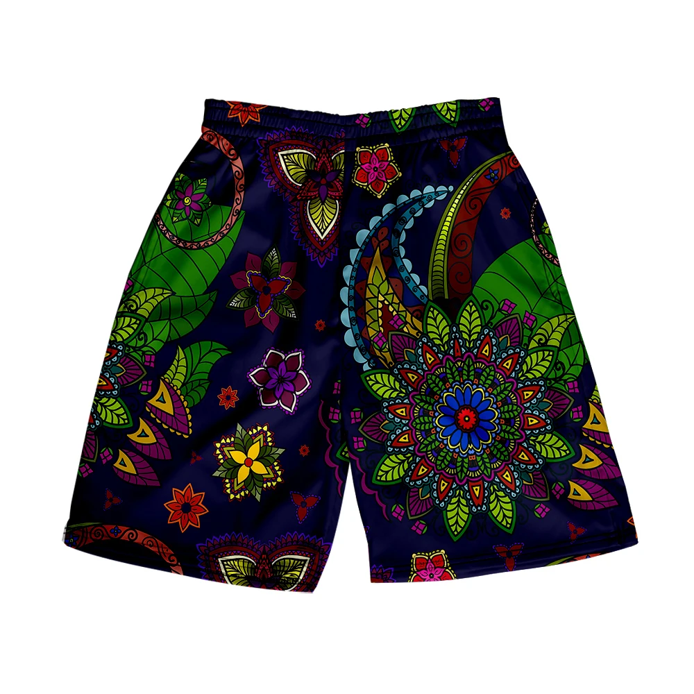 

Пляжные шорты Datura, мужская и женская одежда, 3D цифровая печать, повседневные шорты, модные трендовые штаны для пар