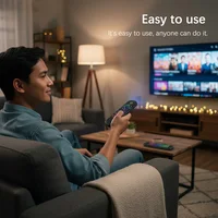 MRSVI Air Mouse Remote Control M5 Wireless 2.4G&Bluetooth With 7 Color Backlit Gyroscope Keyboard for Smart Android TV Box,PC 5