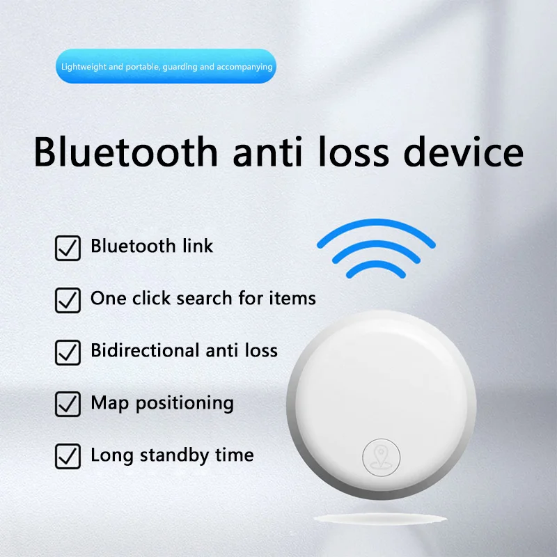 Mini GPS Locator AntiLost Alarm Wallet Keychain Smart Tag Bluetooth-Compatible Tracer Keychain Dog Pet Child Tracker Key Finder