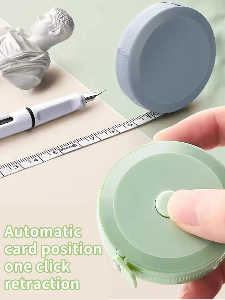 Tape Measure 1 Pack Measuring Tape Body Fabric Sewing Tailor Cloth Knitting Craft Weight Loss Measurements Retractable 1.5 M