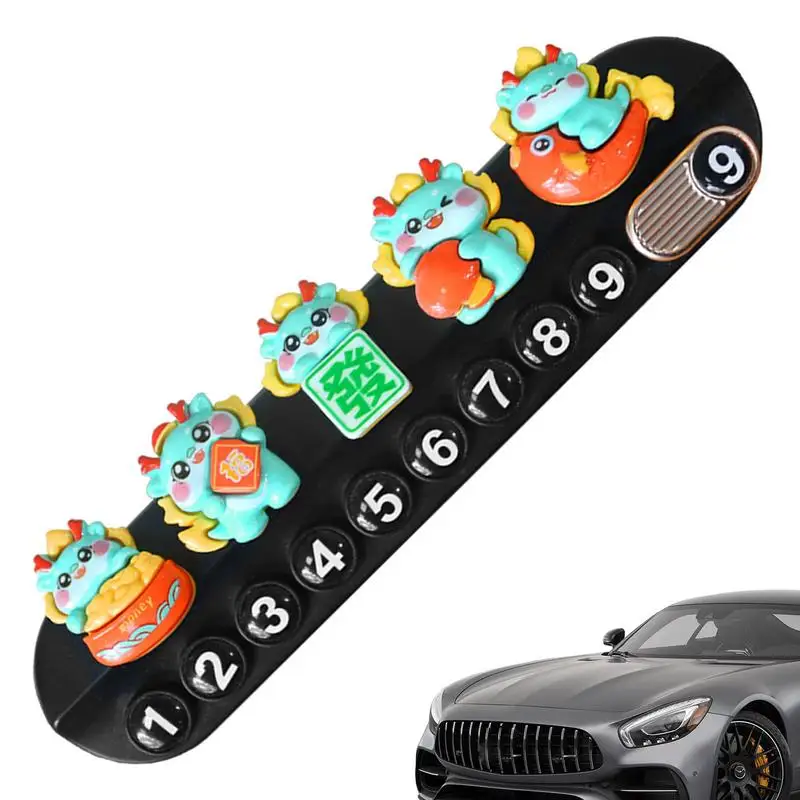 

Табличка с номером телефона для автомобиля с драконом и функцией ароматерапии