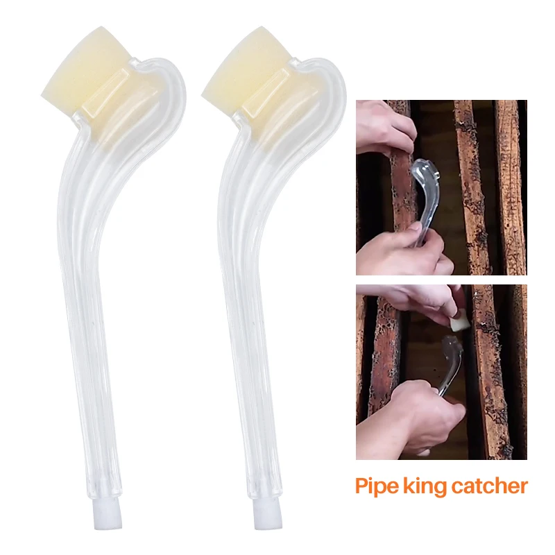 Bee Queen Cage Bee Catcher Isolation Transport Beekeeping Rearing Tool Plastic Sponge Material Apiculture Supplies 1/3/5/10Pcs