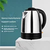 2.0L stainless steel electric kettle Silver gray Base Separation Desion Rust-resistant Durable for Home Office During Travel 2