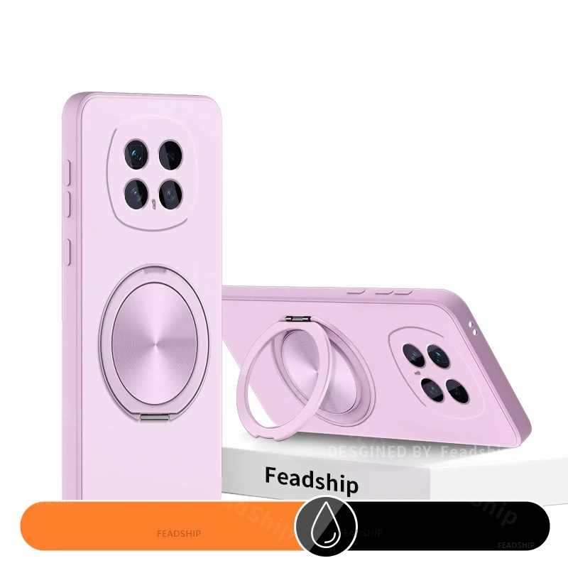 Silicone Protective Phone Case with Magnetic Holder and Screen Film