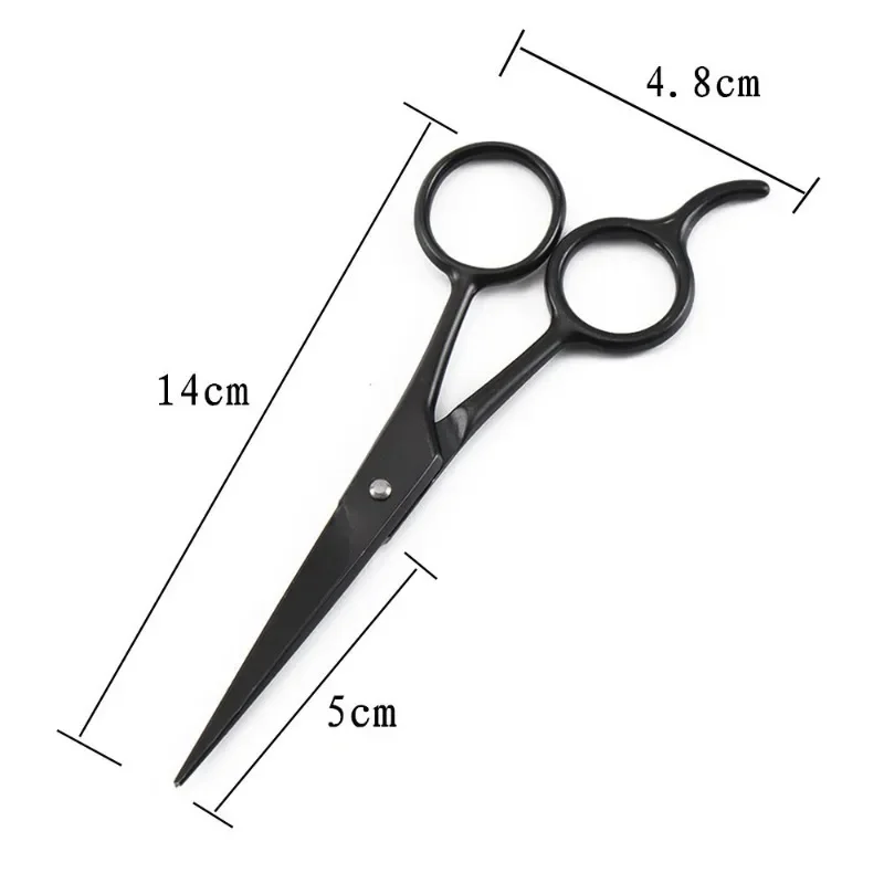 Facial Hair Scissors Pointed Professional Mustache Nose Hair Beard Eyebrow Eyelash Trimming Clippers Makeup Scissors Accessories 3