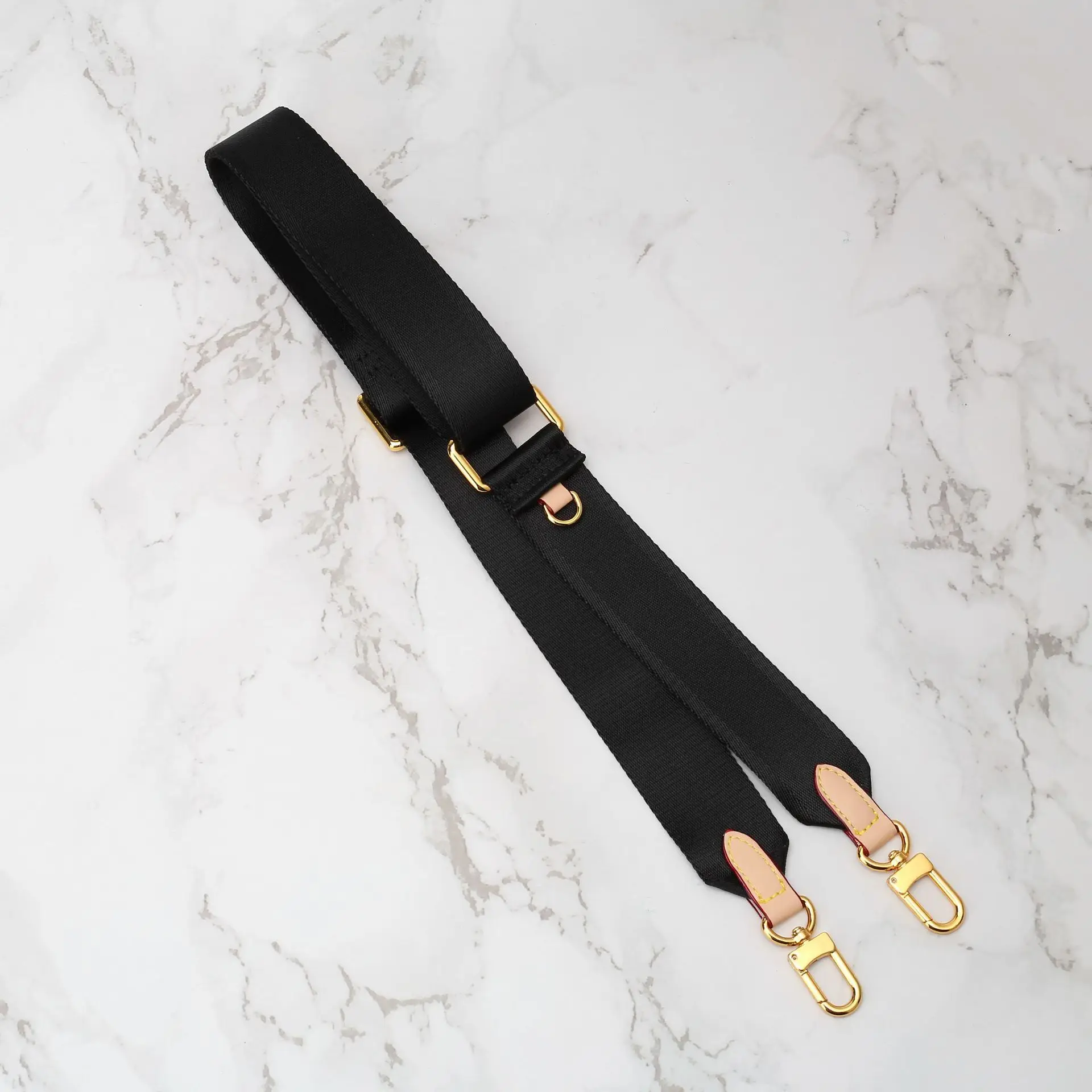 Luxury Replacement Bag Strap Adjustable Canvas Strap Leather Cowhide Ladies Webbing Wide Strap Bag Strap For Crossbody Coin Purs