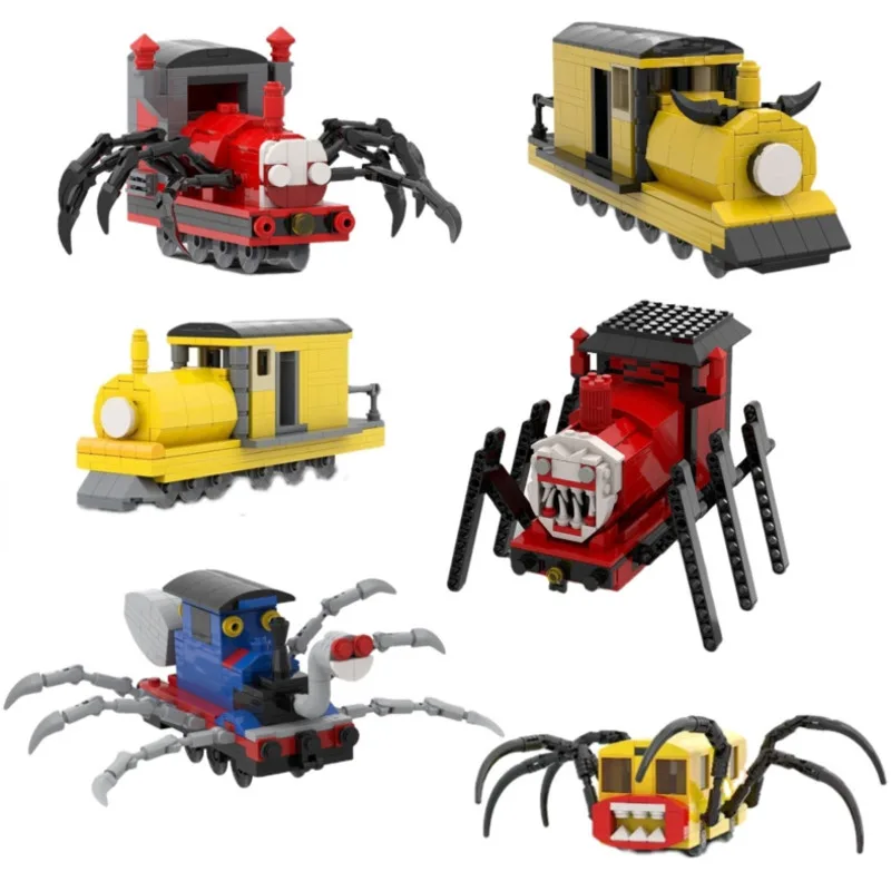 Moc horror jogo figura monstro aranha animal charles trem bloco de  construção choo-choo charles modelo de brinquedo tijolos brinquedo crianças  presente - AliExpress