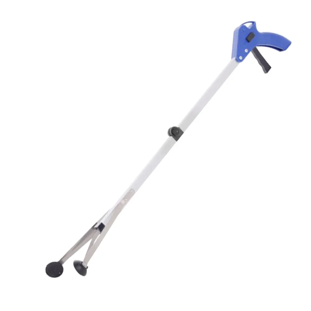 1/2/3Pcs Reaching Pick Up Tool Clamp Trash Grabber Aluminum Alloy Home Portable Foldable Reaching Stick Long Arm Cleaning Tool 5