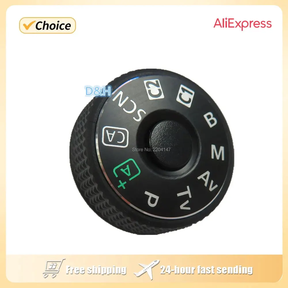 NEW Camera Repair Parts For Canon EOS 6D Top cover Mode dial With Interface Cap