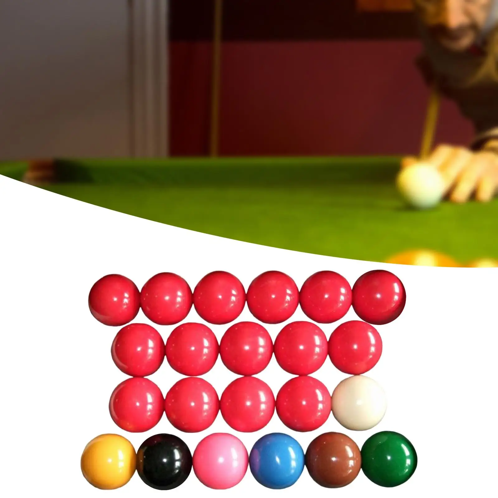 Snooker Balls 52.5mm/2.07in 2 1/16 Professional English Billiards Balls Resin