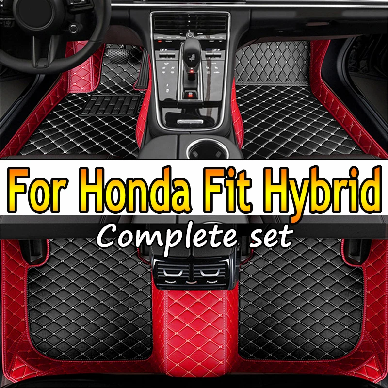 Floor Mats Car For Honda Fit Jazz Hybrid GP5 GP6 20142020 Waterproof