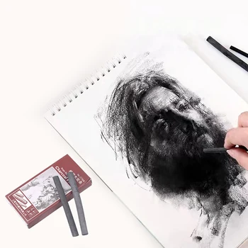 8 pz/pacco disegno schizzo Willow Charcoal Bar artista pittura forniture per il disegno