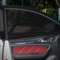 2/4PCS Car Window Sunshade Curtains Repellent Mosquito Mesh Net Car Anti-Mosquito Side Window Shades Screen UV Sun Visor Cover 2