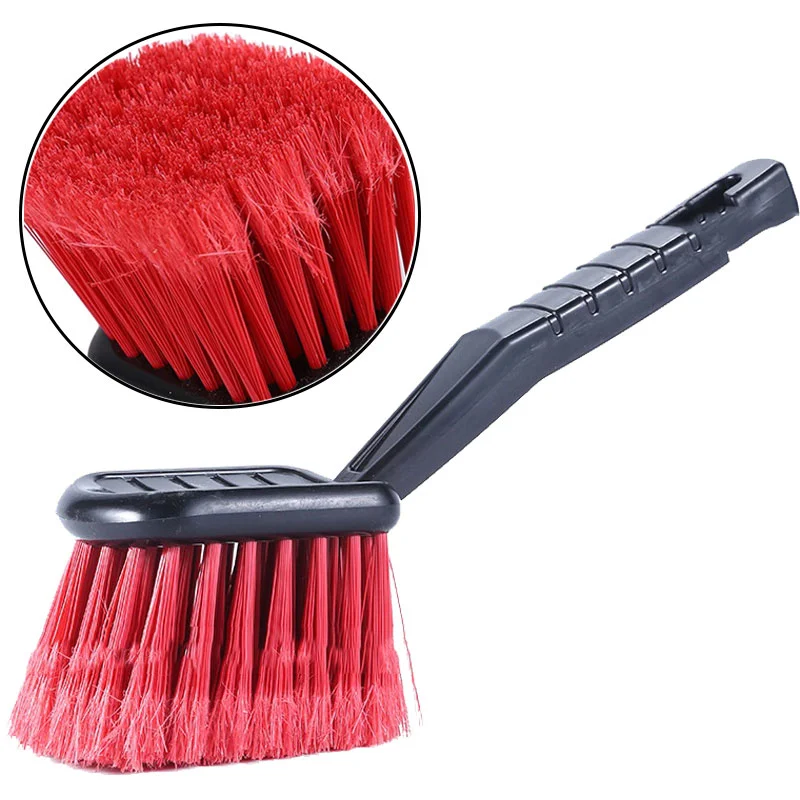 

Auto Tire Rim Brush Wheel Hub Cleaning Brush Car Wash Detailing Wheels Clean Brush PP Soft Fur Wheel Rim Brush Car Washing Tool