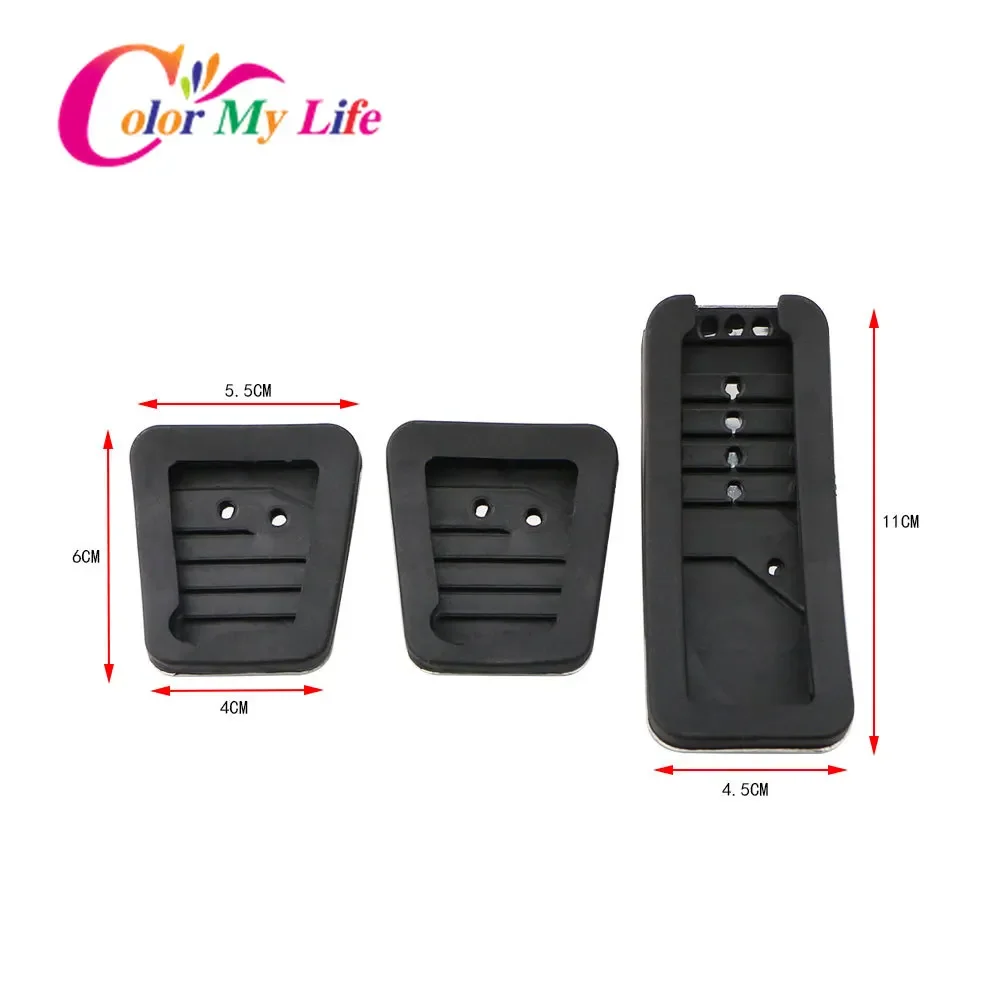 Stainless Steel Car Pedal Pad Cover AT MT Pedals for Mitsubishi ASX Outlander Lancer EX Eclipse Cross Pajero car accessories car pedals pedal cover stainless steel pedal cover