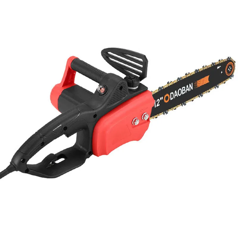 12/16 Inch High Power Corded Chainsaw 220V handheld AC household Brushless Electric Chain Saw for Wood Felling Cutting Mini Chainsaw