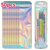 50pcs Self Sealing Plastic Bag Bag, Eyelash Pencil Packaging for Beauty Needle, Small Strip Shaped Plastic Bag 1