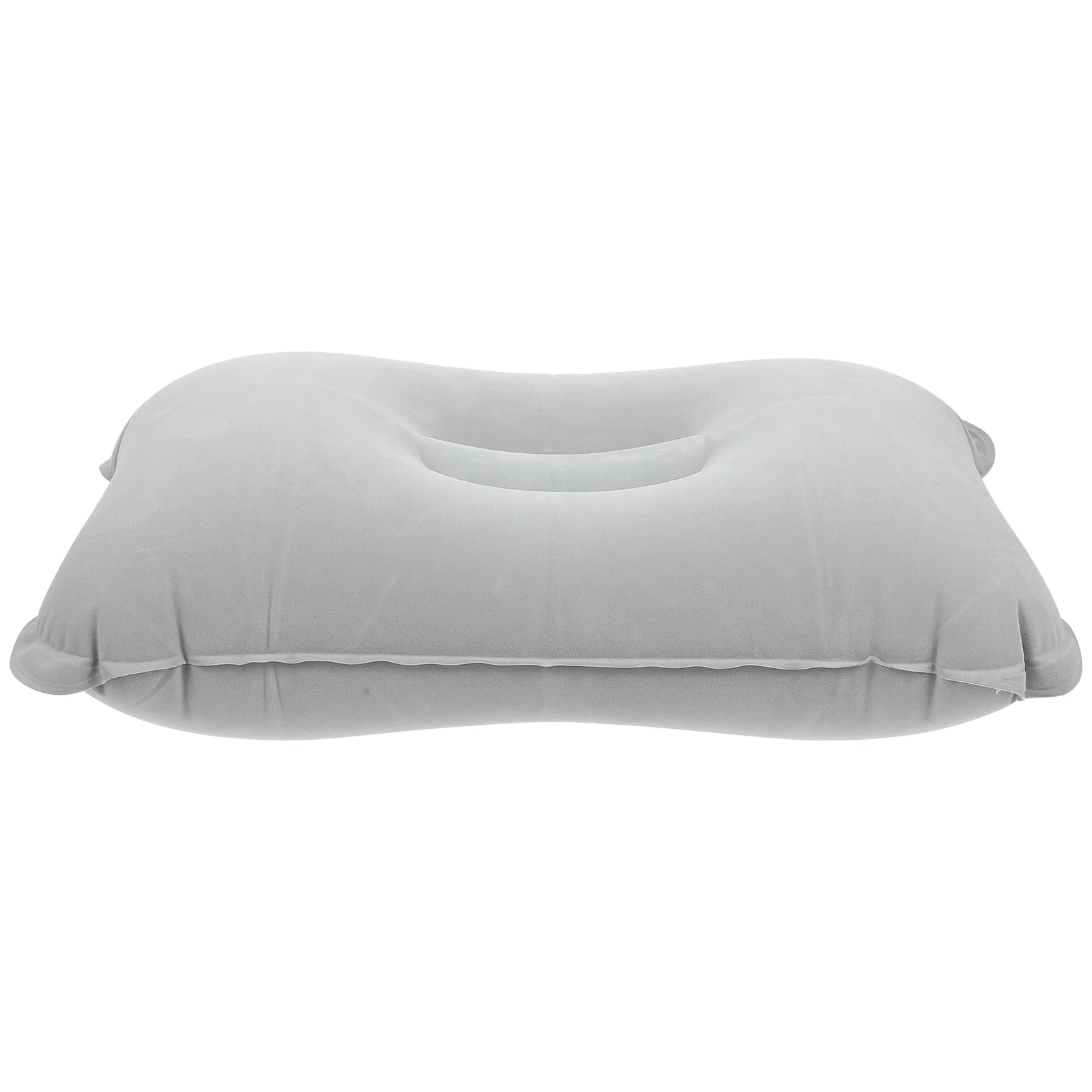 

Flocking Inflatable Pillow Thickened Outdoor Office Napping Resting Travelling Portable Pillows Camping