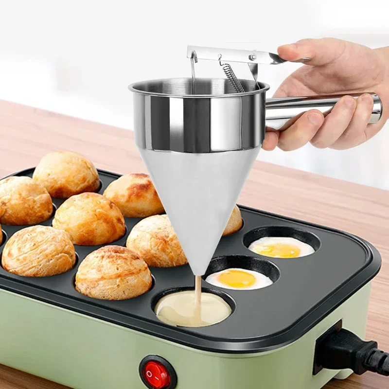 https://ae01.alicdn.com/kf/Sdf514411bde64979a77450191d851fc5h/Stainless-Steel-Pancake-Batter-Funnel-Dispenser-with-Stand-Baking-Tool-for-Cup-Cake-Waffles-Muffin-Mix.jpg