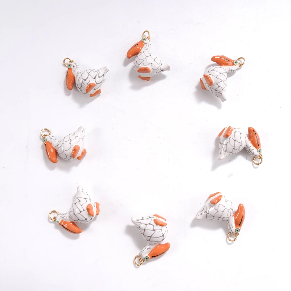 DIY Charms (Coastal Whimsical) 3-Piece Jewelry Making Supplies Perfect For Brunch Date Stylish Outfits That Blend Crackle Textur - 6