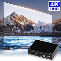 HDMI-Compatible 2.0 Audio Extractor 4K 60Hz Support 5.1Ch Audio ARC Switch Selector with SPDIF R/L 3.5mm Jack for PS5 TV Laptop - Image 2