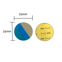 Versatile Metal Plate Set for Magnetic Holders - 10 Pieces (35mm)